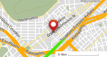 Location of business on map