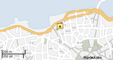 Location of business on map