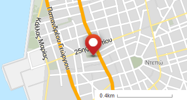 Location of business on map