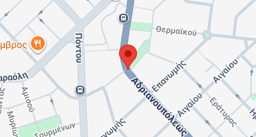 Location of business on map