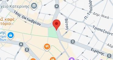 Location of business on map