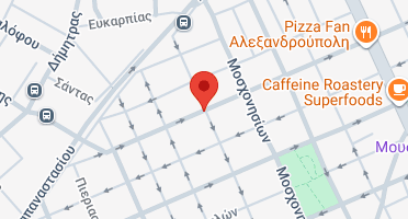 Location of business on map