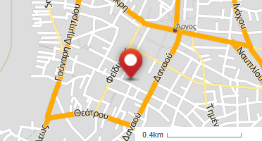 Location of business on map