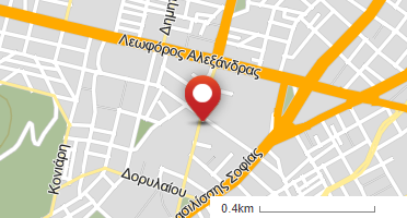 Location of business on map