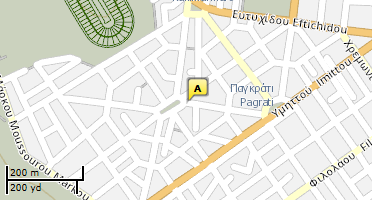 Location of business on map
