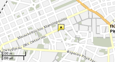 Χάρτης και σημείο της επιχείρησης