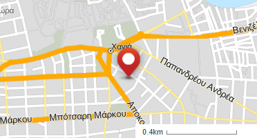 Location of business on map