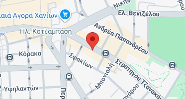 Location of business on map