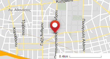 Location of business on map