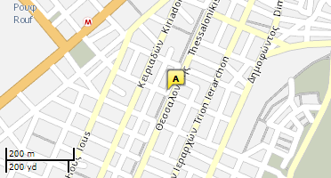 Location of business on map