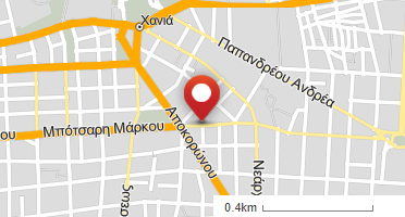 Location of business on map