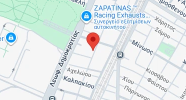 Location of business on map