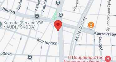 Location of business on map