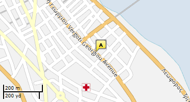 Location of business on map