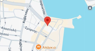 Location of business on map