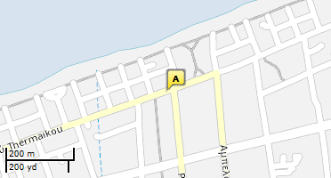 Location of business on map
