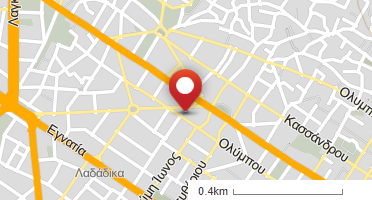Location of business on map