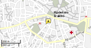 Location of business on map