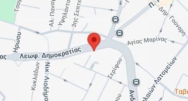 Location of business on map