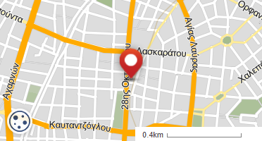 Location of business on map