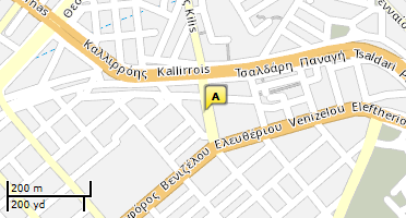 Location of business on map