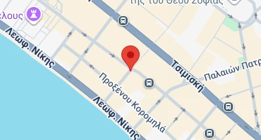 Location of business on map