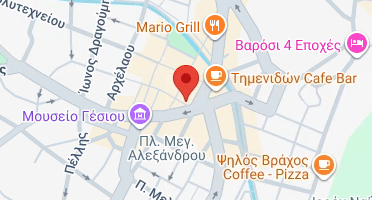 Location of business on map