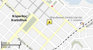 Location of business on map
