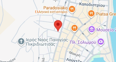 Location of business on map