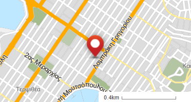 Location of business on map