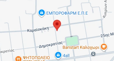 Location of business on map