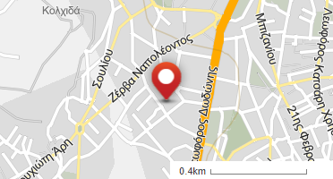 Location of business on map