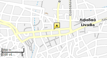 Location of business on map