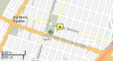 Location of business on map