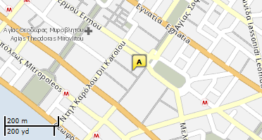 Location of business on map