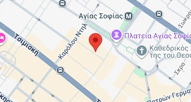 Location of business on map
