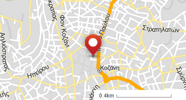 Location of business on map