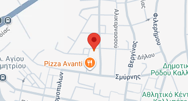 Location of business on map