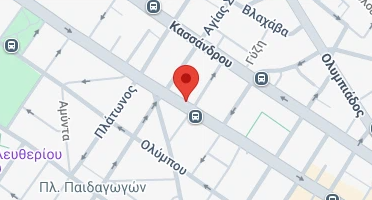 Location of business on map