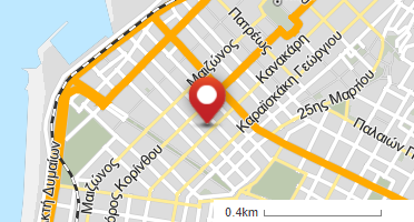 Location of business on map