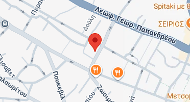 Location of business on map