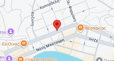 Location of business on map