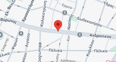 Location of business on map