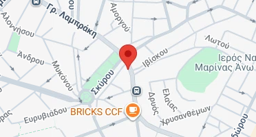 Location of business on map