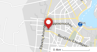 Location of business on map