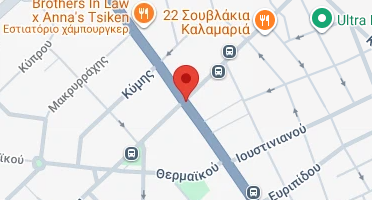 Location of business on map