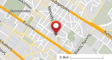 Location of business on map