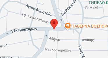 Location of business on map