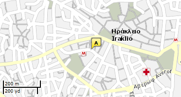 Location of business on map