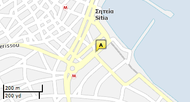 Χάρτης και σημείο της επιχείρησης